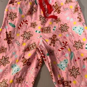 Gingerbread and Candy Cane Kids Pajamas